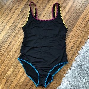 Lucky Brand Black One-Piece
